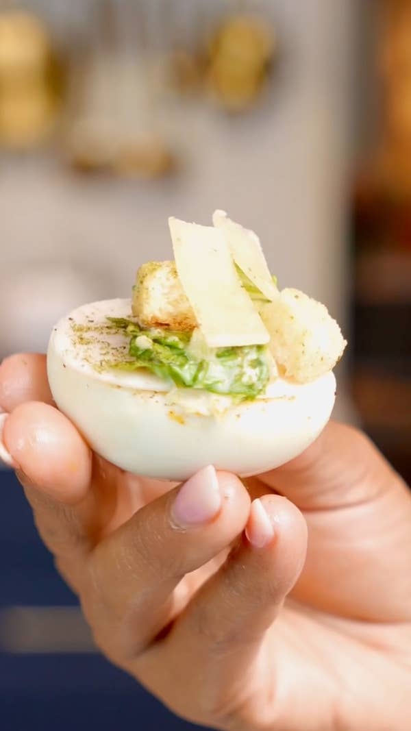 Caesar Salad Eggs