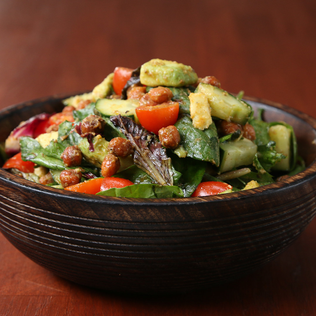 Roasted Chickpea And Avocado Salad